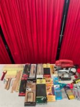 30 pcs Vintage Construction Home Repair Tool & Supplies Assortment. 2x Jig Saws. Tested, Work. See