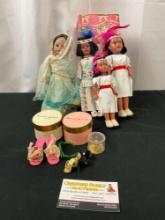 India by Madame Alexander, 3x Native American Dolls, Madame Alexander Doll Shoes, Glasses and more