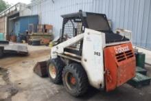 Bobcat 743 Skid Steer Loader w/Bucket Attachment, Shows 3498hrs