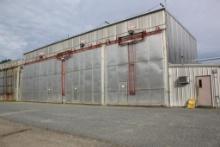 U.S.N.R. Approx. 80,000 Bd Ft. Capacity Dry Kiln, 30' x 81' w/(3) Chambers