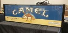 Large Camel Lighted Sign - 49"x6"x15", Needs New Bulbs - LOCAL PICKUP OR BU