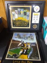 (2) Pittsburgh Steelers Collector Framed Prints