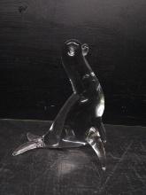 Studio Art Glass Crystal Figure-Seal