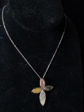 Mother of Pearl Cross NEcklace