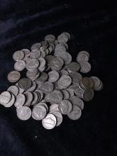 Coin-Collection 100 1943 P Nickels