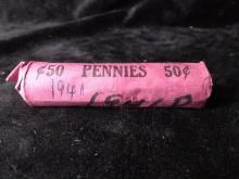 Coin-Roll 1941 P Pennies