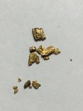 Gold Nuggets Alaskan Yellow Top End 20 Kt+ .122 Grams Nice