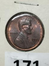 1971 D Lincoln Memorial Cent Coin