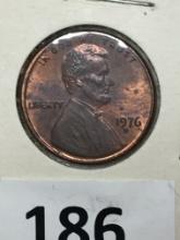 1976 D Lincoln Memorial Cent Coin 