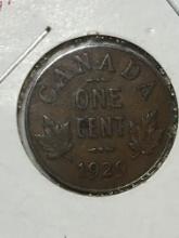1929 Canadian 1 Cent