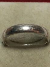 .925 Sterling Silver 4mm Wedding Band 
