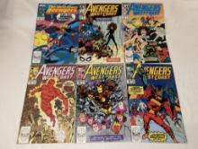 Six Marvel The West Coast Avengers Comic Books