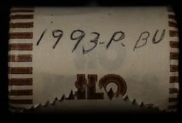 BU Shotgun Kennedy 50c Roll, 1993-p 20 pcs Bank Wrapper $10