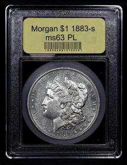 ***Auction Highlight*** 1883-s Morgan Dollar 1 Graded Select Unc PL By USCG (fc)