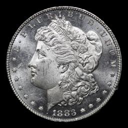 1883-p Morgan Dollar 1 Grades Choice Unc+ PL