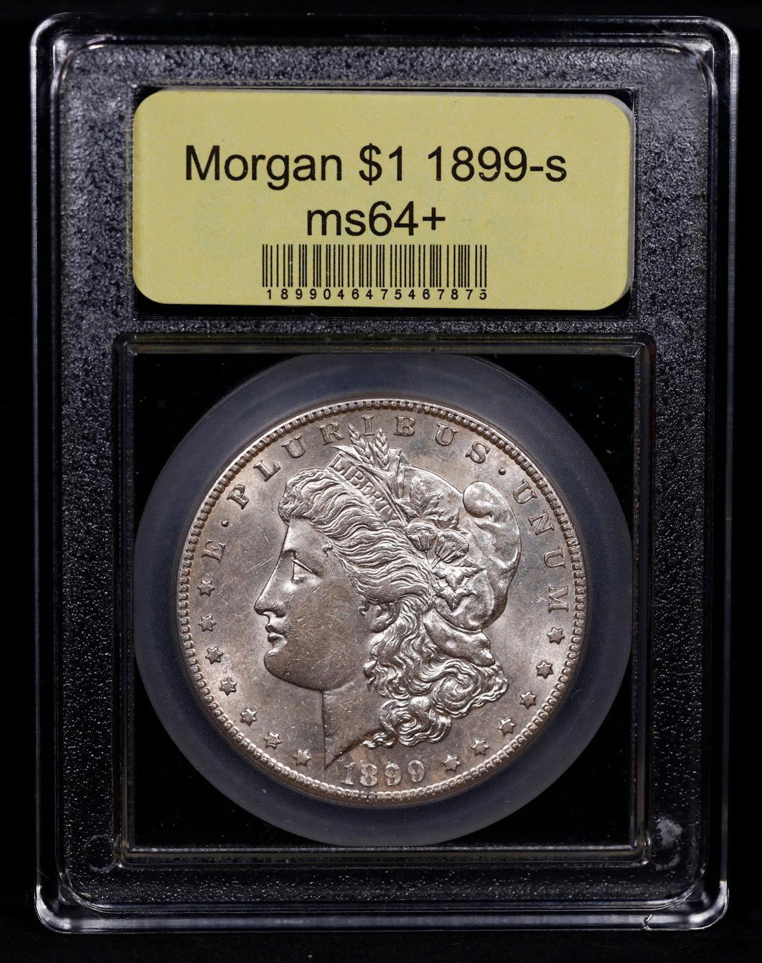 ***Auction Highlight*** 1899-s Morgan Dollar 1 Graded Choice+ Unc By USCG (fc)