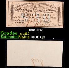 1864 5th Series Thirty Dollars Note Grades Select CU
