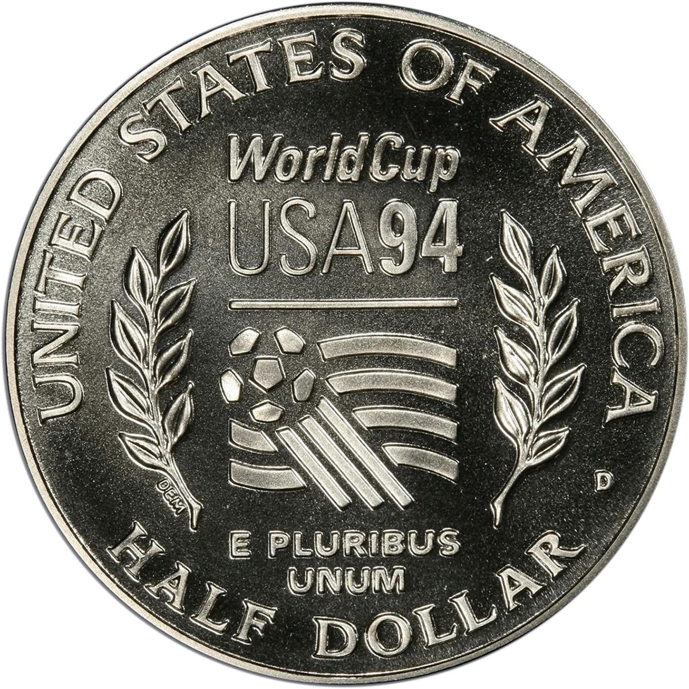 1994-D World Cup Uncirculated Half Dollar - Young Collectors Edition