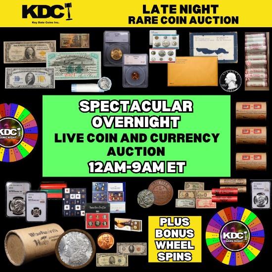 LATE NIGHT! Key Date Rare Coin Auction 20.2ON