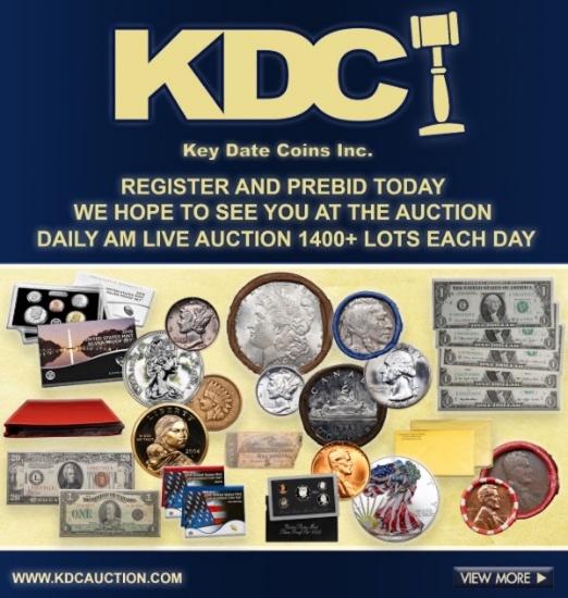 Key Date Coins Spectacular AM Live Auction 22 pt 1