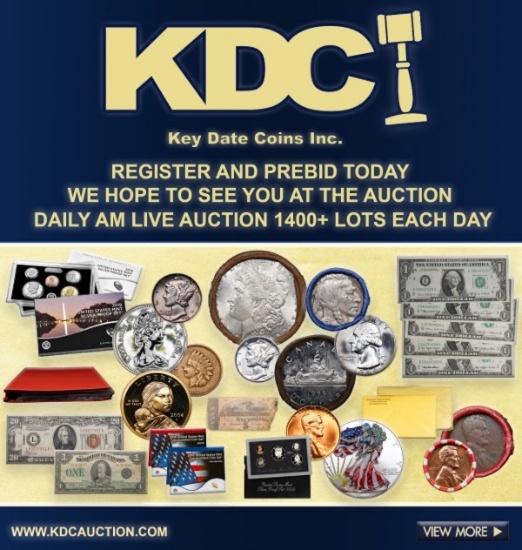 Key Date Spectacular AM live Auction 24 pt 1