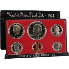 1974 United States Mint Proof Set 6 coins