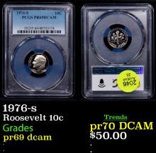 Proof PCGS 1976-s Roosevelt Dime 10c Graded pr69 dcam By PCGS