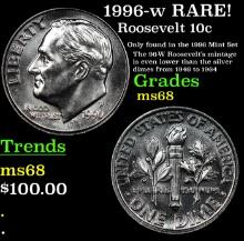 1996-w Roosevelt Dime RARE! 10c Grades GEM+++ Unc