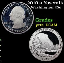 Proof 2010-s Yosemite Washington Quarter 25c Grades GEM++ Proof Deep Cameo