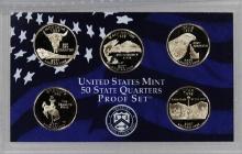 2007 United States Quarters Proof Set - 5 pc set No Ouer Box