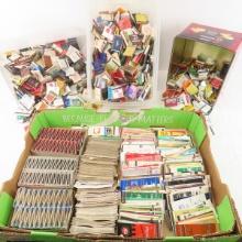 Large collection of vintage matchbooks and covers