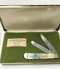 CASE XX "1ST MAN ON THE MOON" KNIFE IN CLAM SHELL CASE