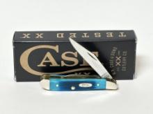 CASE XX CARIBBEAN BLUE PEANUT KNIFE NEW IN BOX
