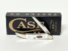 CASE XX WHITE SMALL TEXAS TOOTHPICK KNIFE WITH RED SHIELD NEW IN BOX