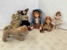 Old Dolls, Stuffed Animals