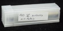 Roll of V Nickels Mixed Dates