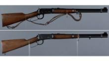 Two Winchester Model 94 Lever Action Carbines