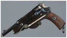 V.C. Schilling Model 1896 No. 2  Folding Trigger Bergmann Pistol