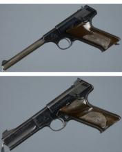 Two Colt .22 Caliber Semi-Automatic Pistols
