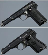 Two Spanish Astra Semi-Automatic Pistols
