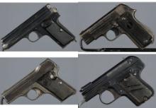 Four European Semi-Automatic Pistol