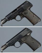 Two Walther Semi-Automatic Pistols