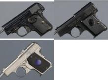 Three European Semi-Automatic Pocket Pistols