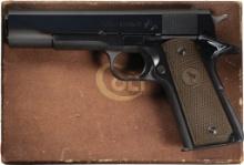 Colt Super .38 Semi-Automatic Pistol with Box and Factory Letter