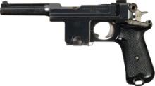 Danish Bergmann Patent Model 1910/21 Semi-Automatic Pistol