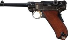 DWM Model 1900/06 Swiss Luger Pistol with "E" Prefix Serial
