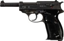 Mauser "byf/44" P.38 Semi-Automatic Pistol with "HZa" Marking