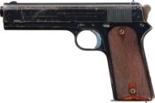 Colt Model 1905 Pistol with Holster and Factory Letter