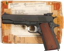 Remington-Rand/Colt Model 1911A1 National Match Pistol