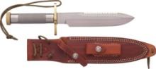 Randall Model 18 Attack Survival Knife with Sheath
